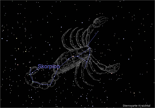 Sternbild / Sternzeichen Skorpion