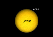 Planetentransit hier die Venus
